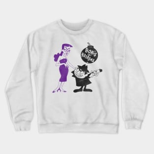 Boris and Natasha Crewneck Sweatshirt